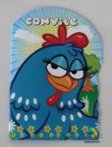 Convites Simples - Galinha Pintadinha